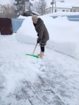 Чистка снега.
